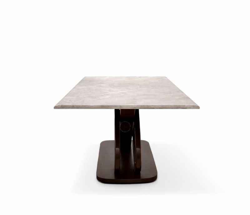 Image 9 for DT-52 /DC-364 Dining Set 1+6 Seater Ice Gry Marble Top (BS-WF)(BS-EC)