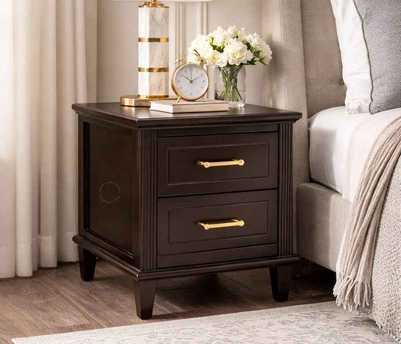 Image 1 for Bst Catlogue Bed Side Table Acacia Wood (WF OTD)