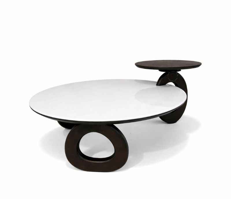 Image 3 for 9926 Centre Table Marble Top And Wood Combination