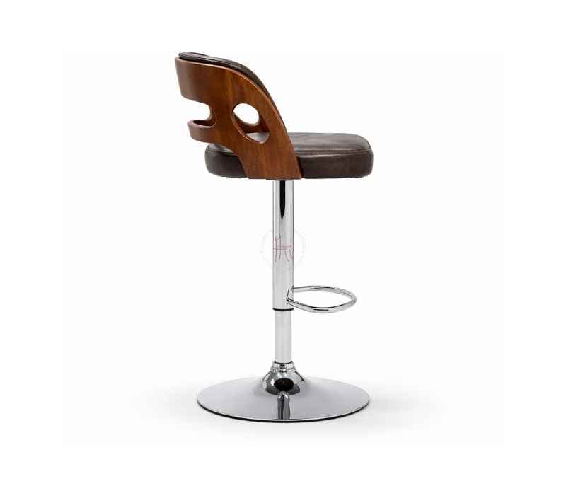 Image 3 for Wooden Bar Stool Lion (8018) (PM)