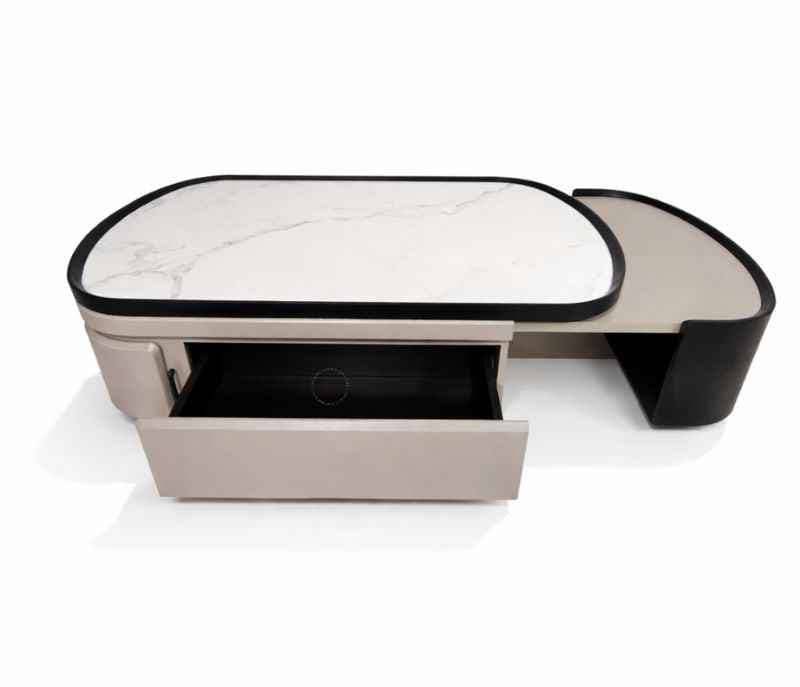 Image 4 for 5852 Centre Table Ceramic Top With Storage Drawers