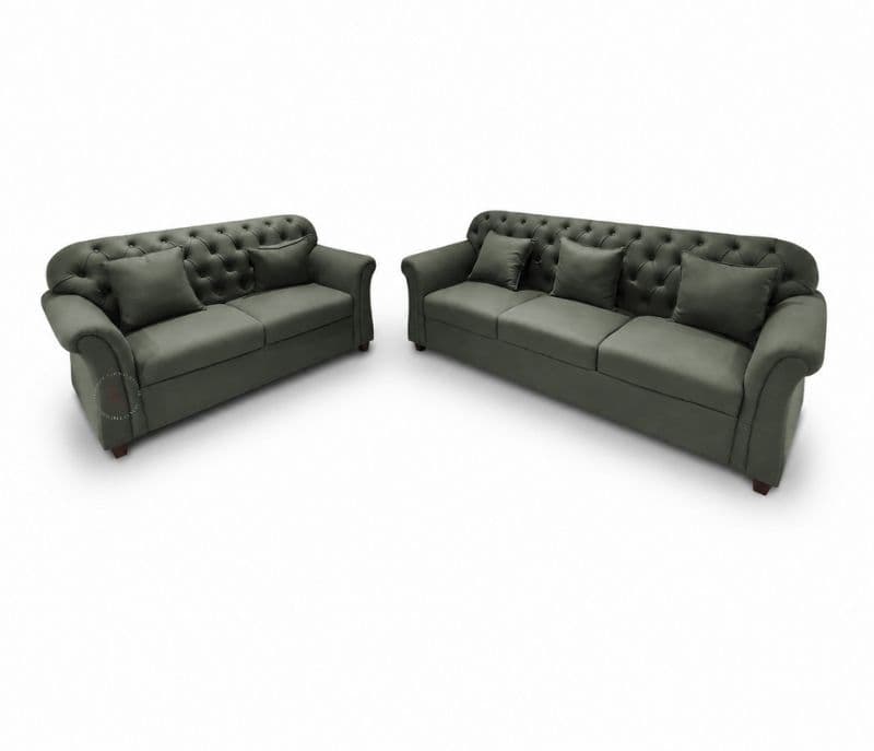 Image 5 for Chester Sofa Set 3+2 Seater Mecro Fabric (HYD)