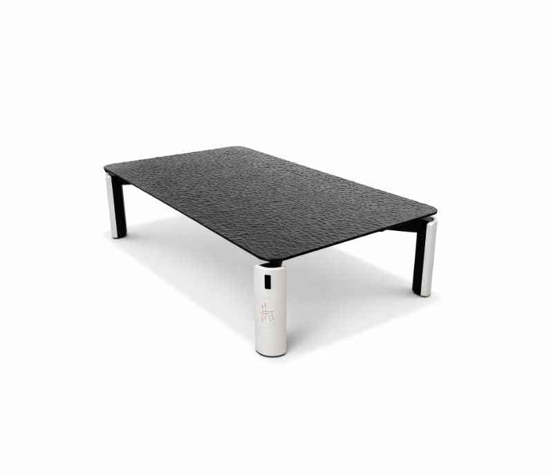 Image 3 for Centre Table D2516 Frost Glass With Metal Base Support