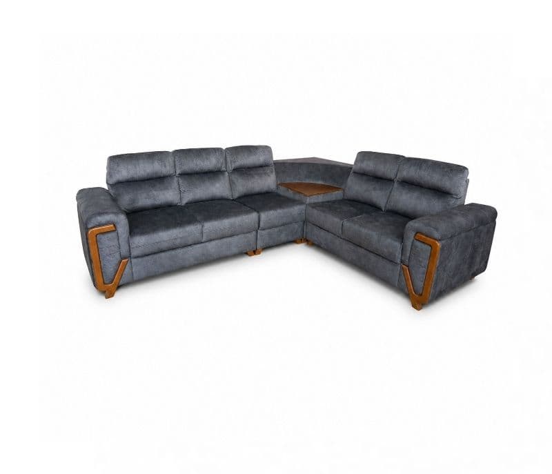 Image 2 for Hulk L-Shape Sofa Solid Neem Wood (ZAM) (OWD)