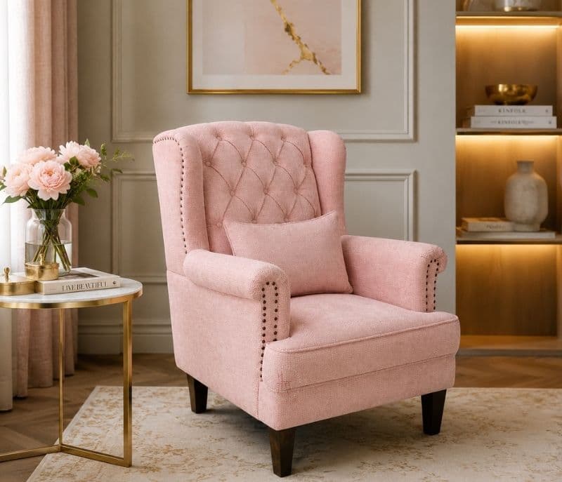 Image 15 for Chester sofa 3+2+1 Seater Velvet Fabric (BWD)