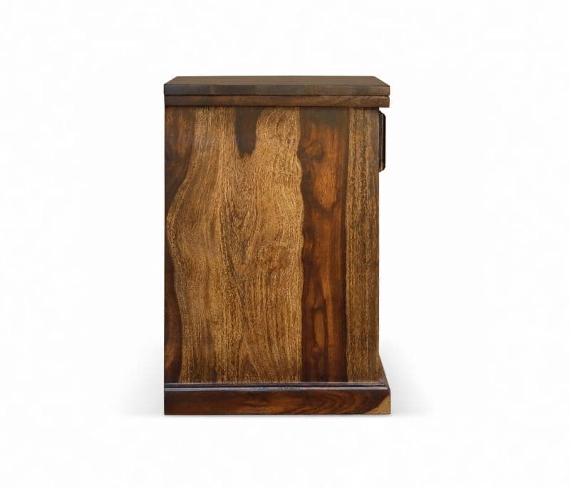 Image 4 for Tile Bed Side Table Solid Sheesham Wood Honey Finish (SCV _PKU)