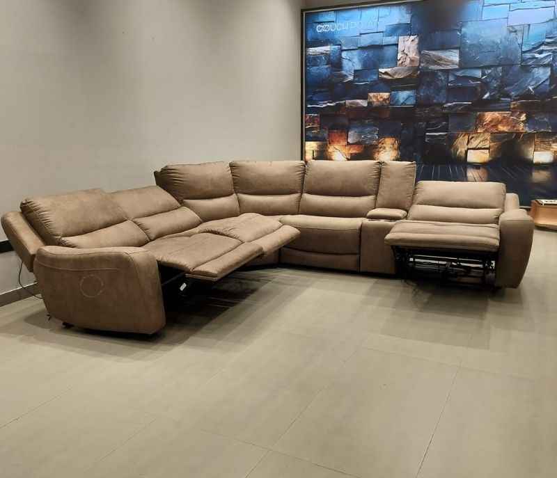 Image 8 for 70777 Recliner Console Armless Recliner Corner Suede Fabric (HYD)(KORA)(BS-CP)