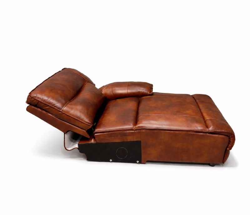 Image 35 for UX-Series 7004 Modern 3+2+1 Leather Sofa Set with Archtectural Metal Base (EC)