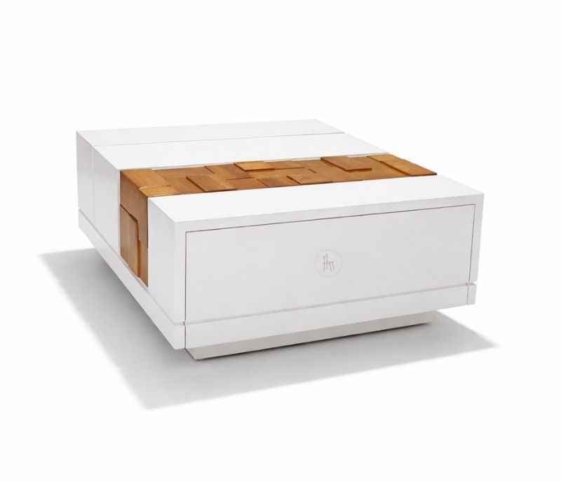 Image 2 for Center Table New With Wooden And Pu Top And Base (WH OTD)