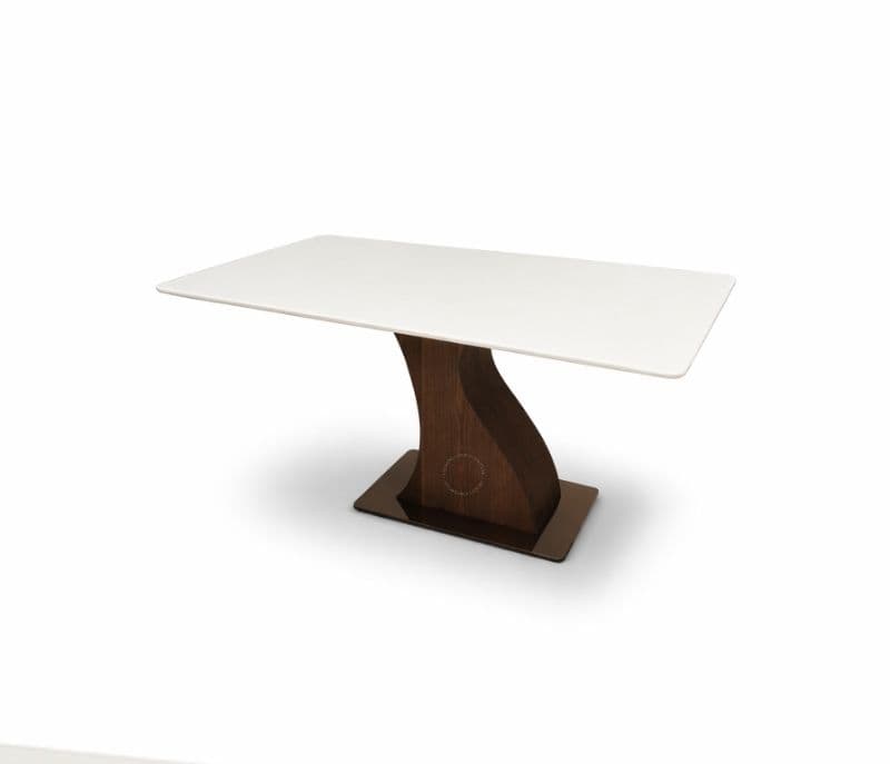 Image 9 for DT 803 Onyex+DC 1058 Grey 1+6 Onyex Marble Top With Ash Wood Base (HYD)(CP)