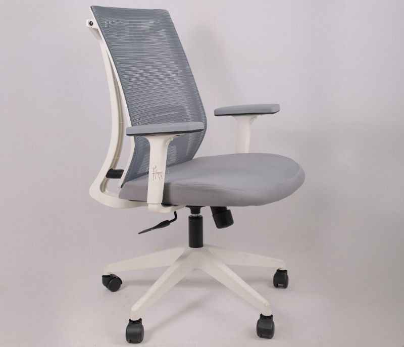 Image 4 for Twister MB White Ergonomic High-Back Mesh Office Chair Adjustable Height Revolving Study Work from Home Chair (WFH)/Computer Desk Chair Back Lumbar Support Ergonomic Chair Tilting Arm Support
