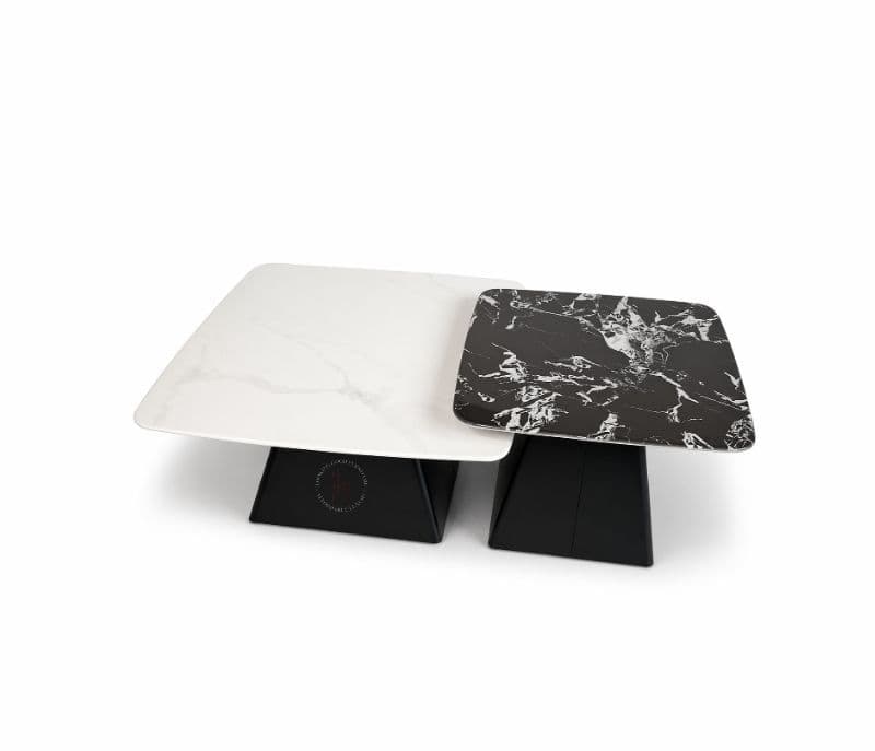 Image 6 for B672 Black Marble Top With Metal Base (WF)(CP)