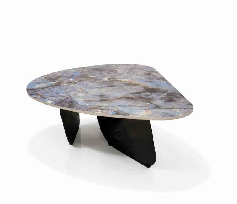 Image 4 for AH2460 Centre Table Ceramic Top And Black Metal Base (HYD)