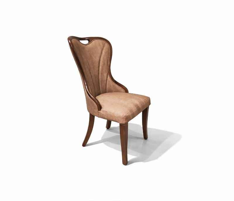 Image 4 for 372 Dinning table + 208 Chair Solid Rubber Wood Artificial Marble 1+6 Seater (CP)