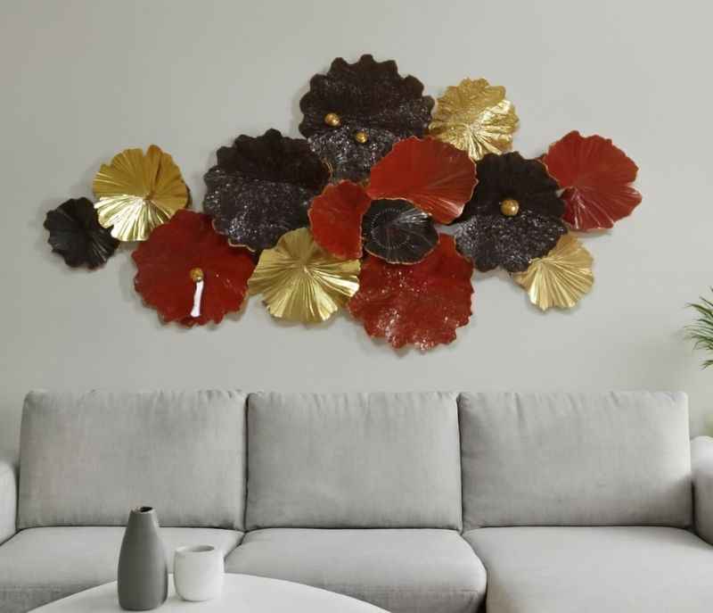 Image 1 for 16413 Wall Art Jwa Leafinity Metal Duvar Panosu