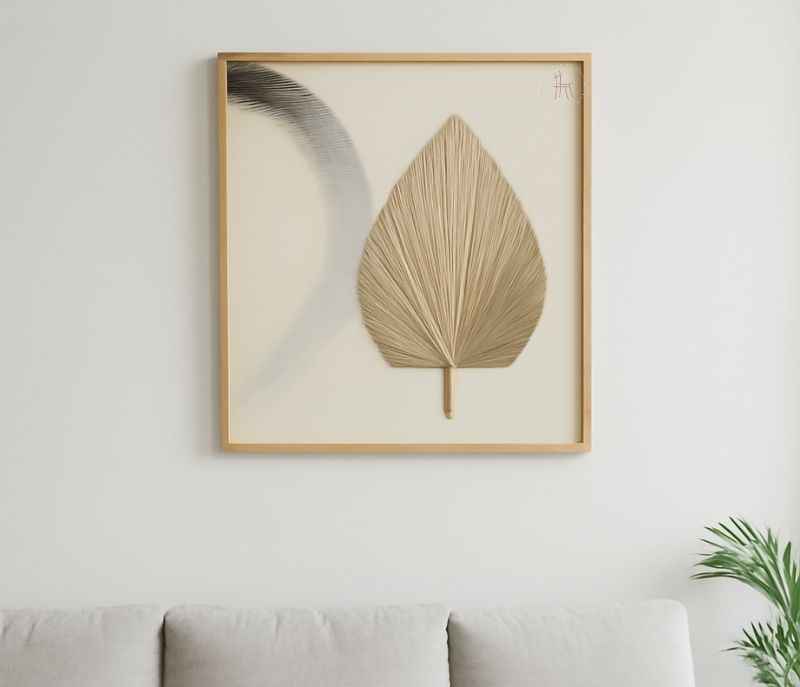 Image 2 for DM-D-FM-08 7160A Natural Dried Boho Leaf, Natural Dried Palm Fans, Palm Leaves