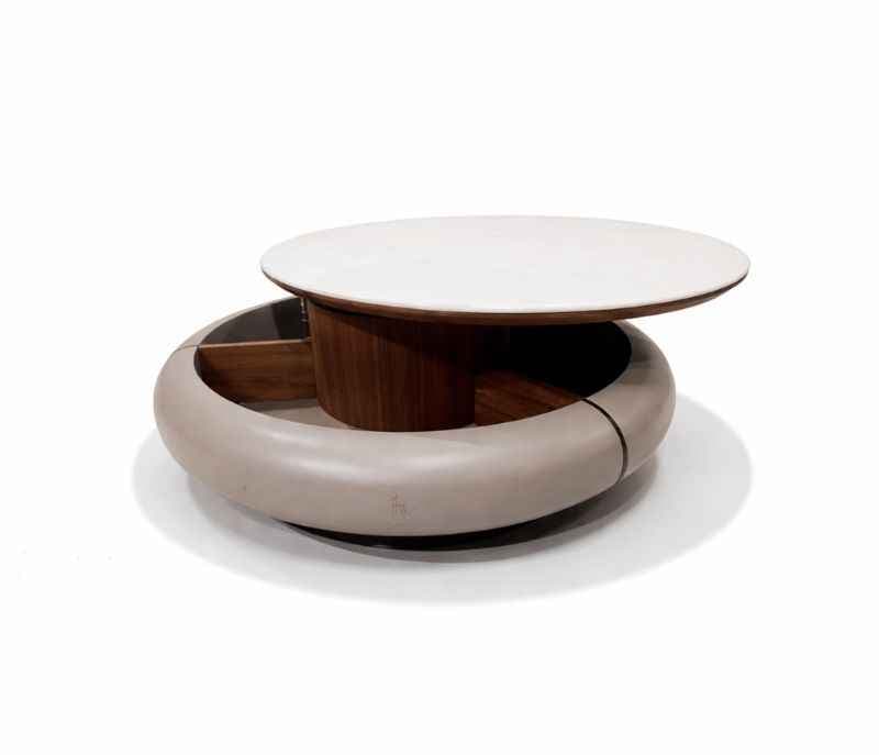 Image 3 for 2370 Centre Table Marble Top and down wood base (HYD)
