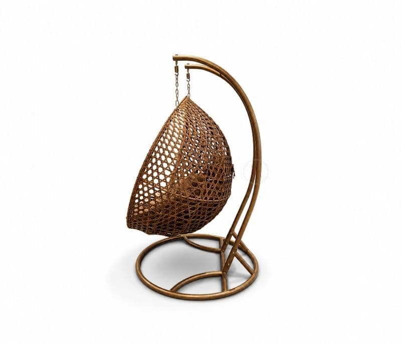 Image 8 for 2 seater Hanging swing premium handwoven heavy-duty metal frame (CP OTD)
