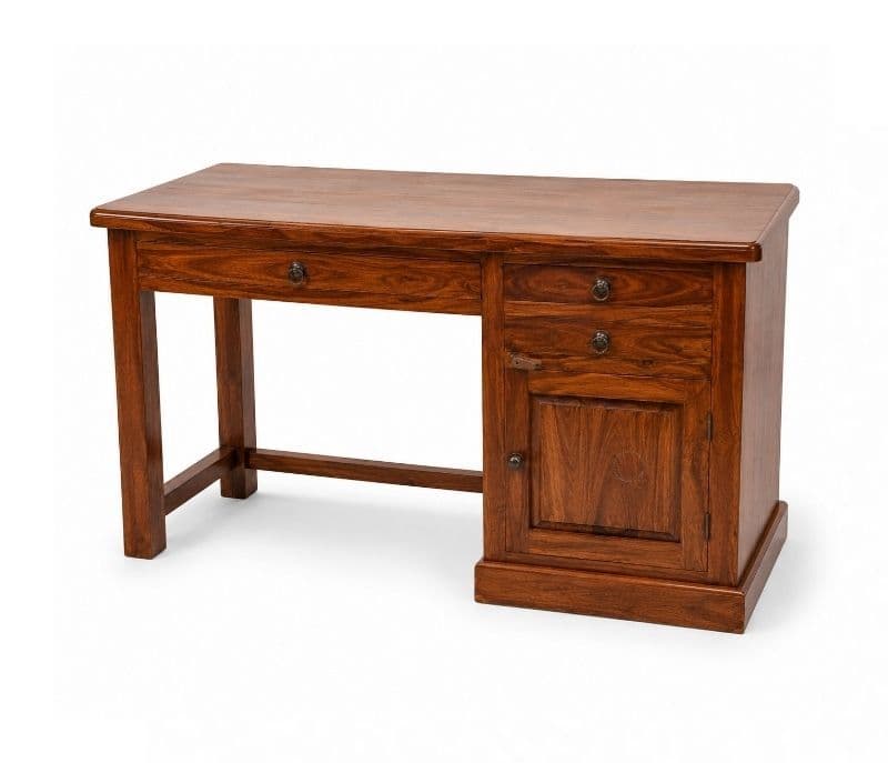 Image 3 for Lerniq Study Table Solid Sheesham Wood (Honey Finish) (SCV_PKU)