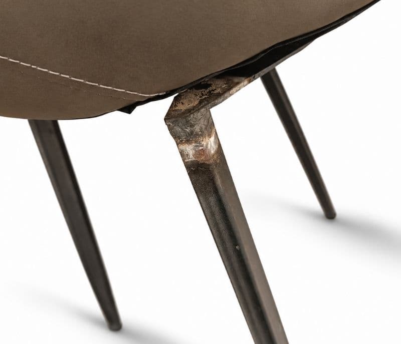 Image 11 for Mendy 1+6 Seater Sintered Marble With Leatherette Upholstery Dining Set (BSK OTD)