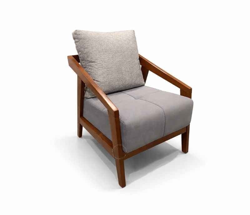Image 9 for Ghana Teak 3+2+1 Seater Sofa Suede Fabric (EC)(HYD)(BWD)(KORA)(BTM)