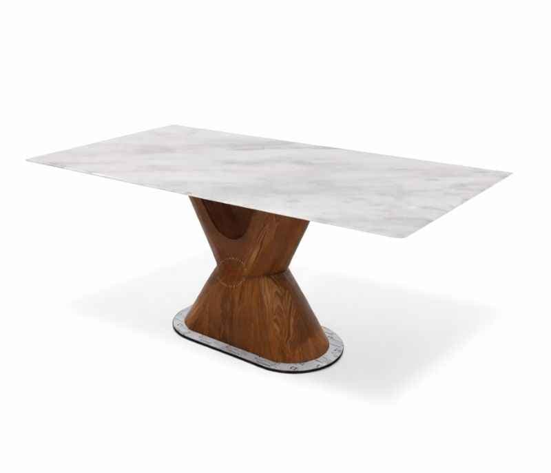 Image 11 for C05 6 Seater Marble Dining Set with Premium Leatherette Upholstery