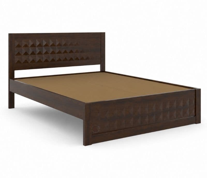 Image 3 for Nido Plain Sheesham Wood Bed (WI)