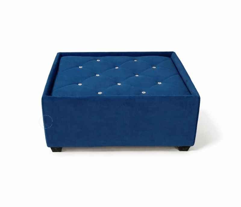 Image 4 for Center Table With Fabric Top And Wooden Base (WH OTD)