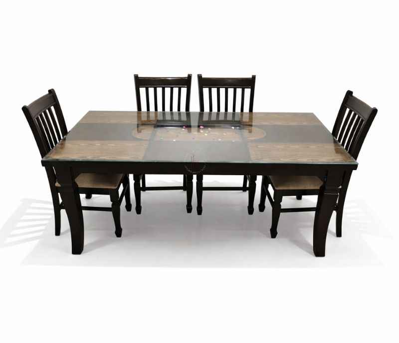 Image 4 for Damro 6+1 Assam Teak Wood+ Ply Veneer Top (BSK)