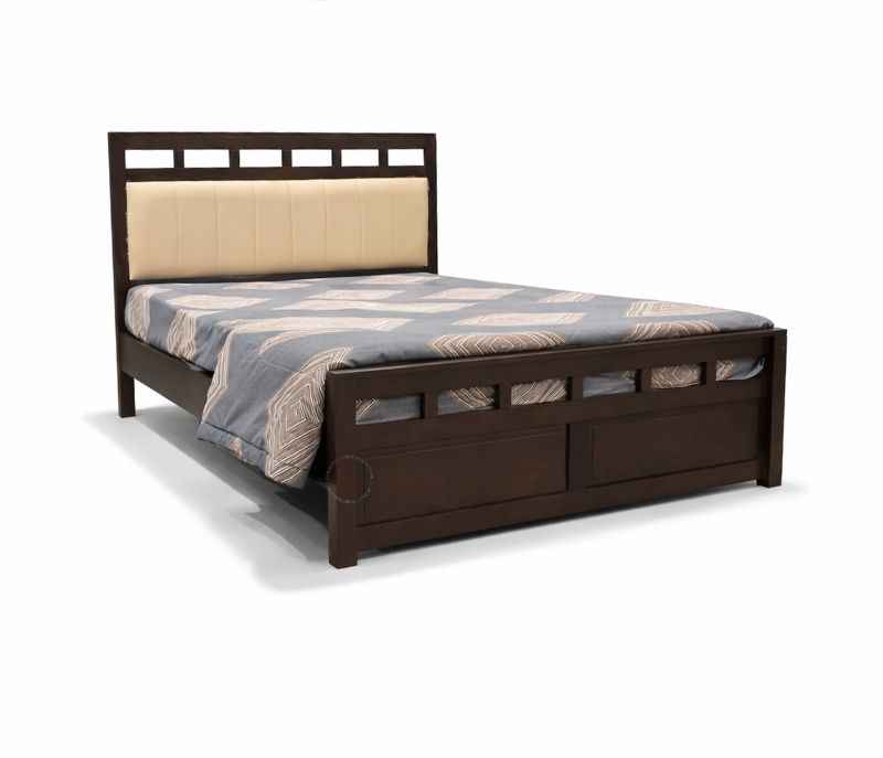 Image 4 for Alina Cot Queen Size Without Storage Solid Sheesham Wood