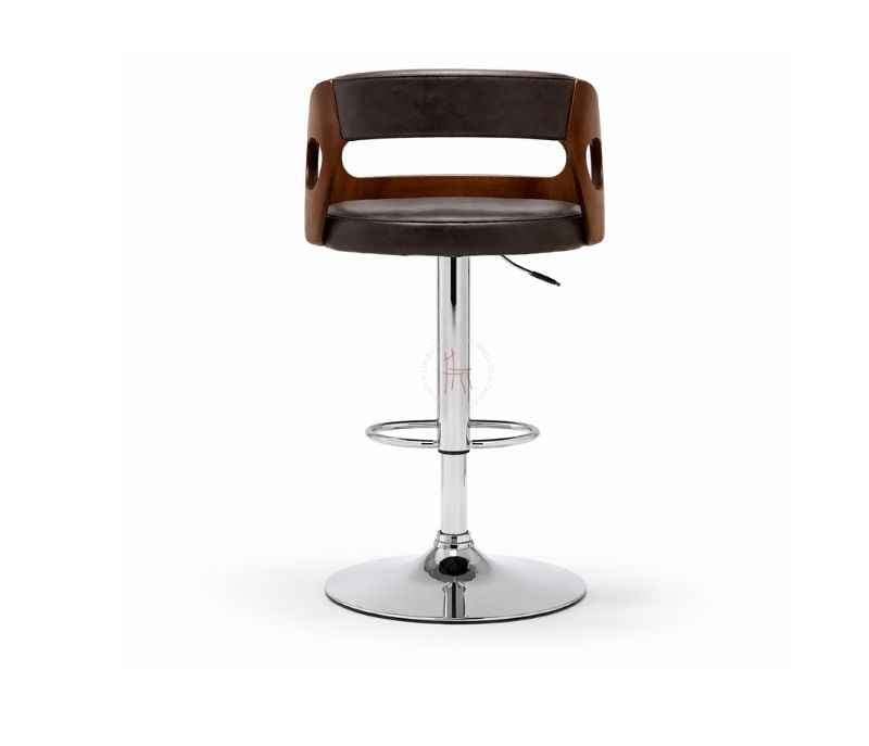 Image 4 for Wooden Bar Stool Lion (8018) (PM)