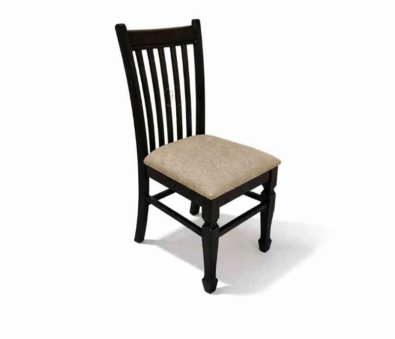 Image 3 for Damro Teak Wood Dining 1 Chair with Premium Fabric Upholstery