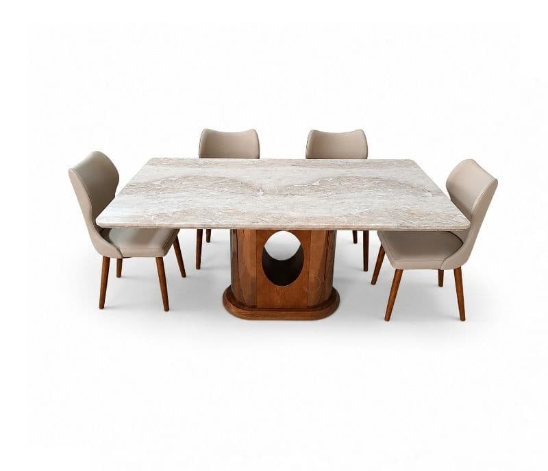 Image 3 for Imported Dining Set-699 SY43 1+6 Seater (BTM)(HYD)