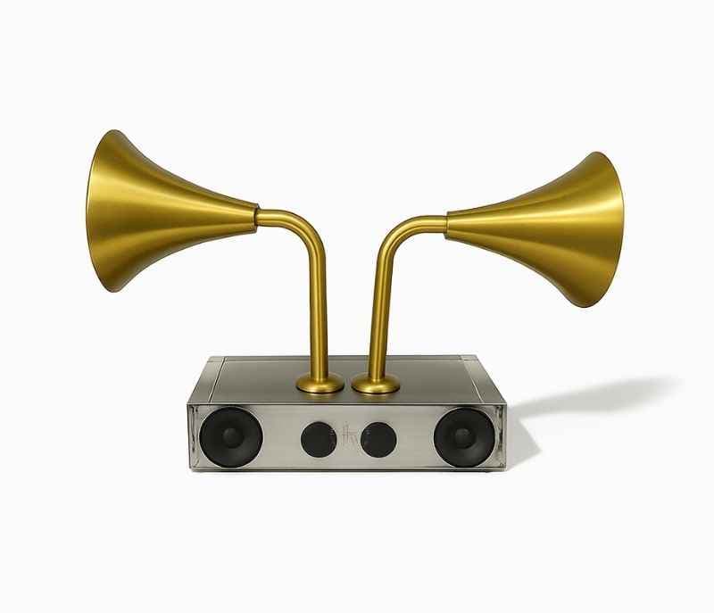 Image 2 for HSH-29 Twin Horn Vintage Gramophone