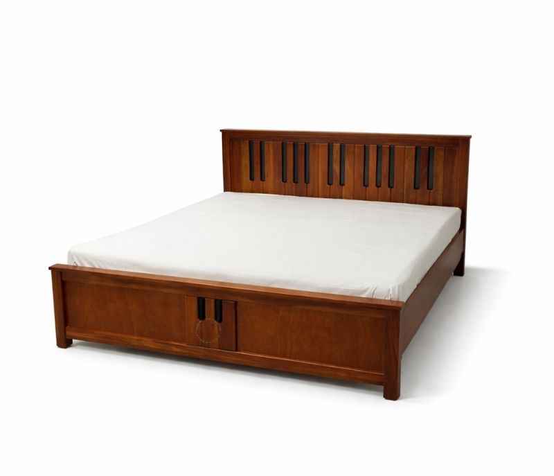 Image 4 for Piano King Size Without Storage (Mahogany Wood, Brown)(BWD)(EC)(BSK)