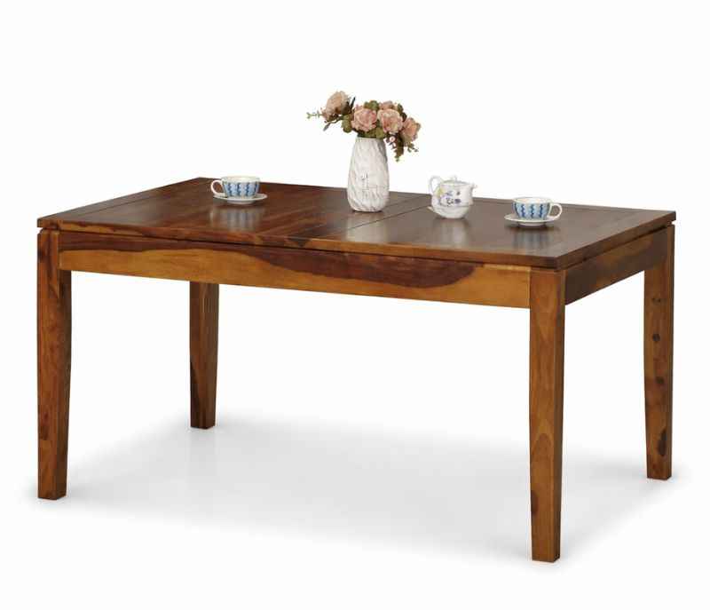 Image 3 for Arisbeth Extendable 4-6 Seater Wooden Dining Table (Honey Finish)