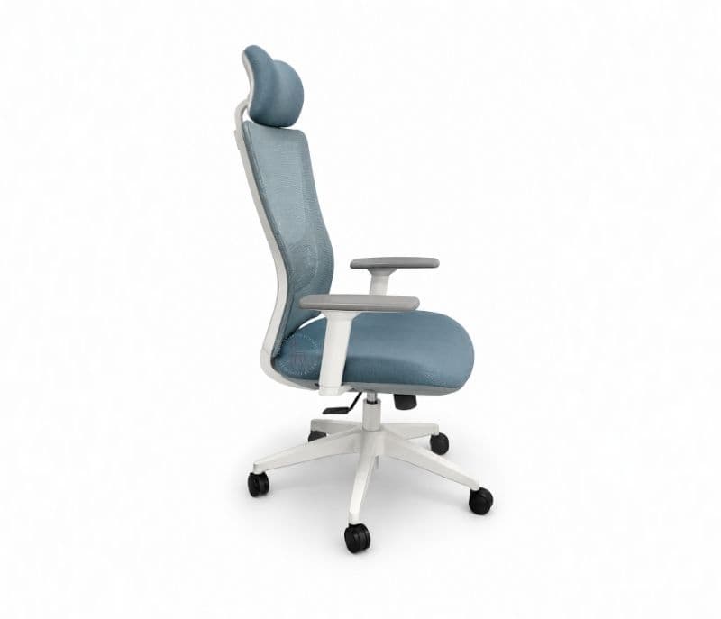 Image 3 for Camry HB White And Grey Special Office Chair (PM)
