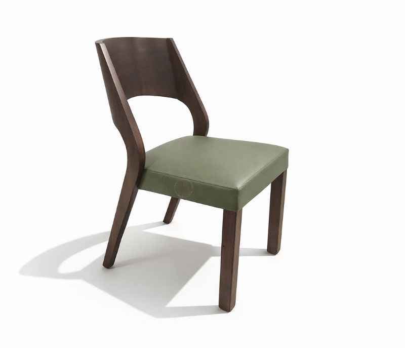 Image 2 for 362 Ash Wood Dining Chair with Premium Leatherette Upholstery