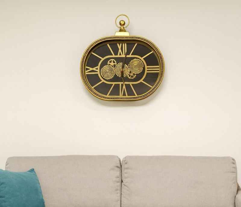 Image 3 for GWC-204 Royal Metal Gear Mechanical Clock
