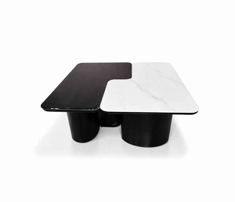 Image 3 for 1134 Centre Table Marble Top and down wood base (HYD)(SNK)