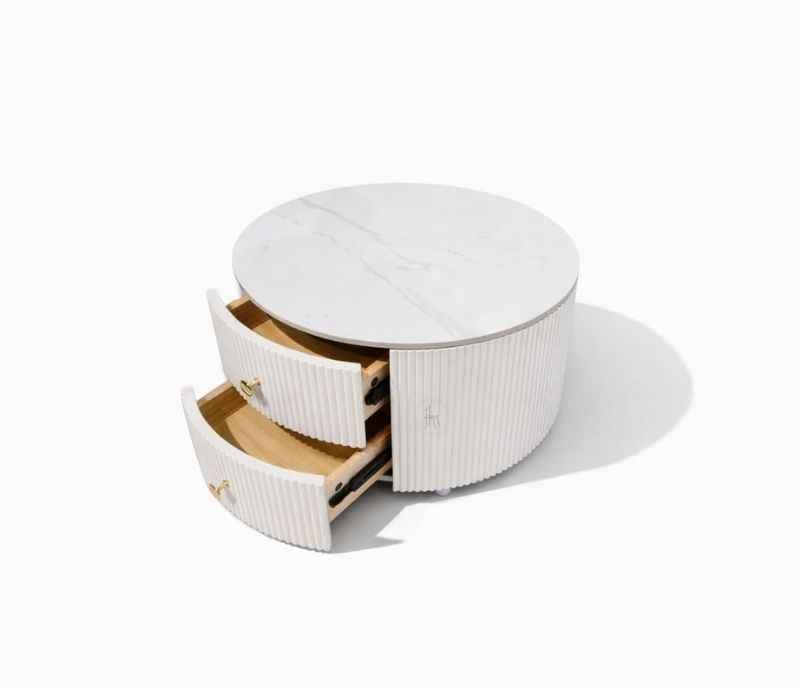 Image 6 for 605 Centre Table Ceramic Top With Storage (HYD)