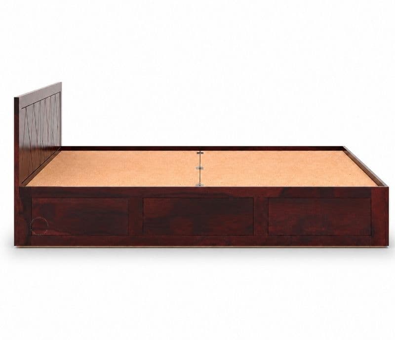 Image 4 for Haven Full Lifton Sheesham Wood Bed With Hydraulic Storage(WI)