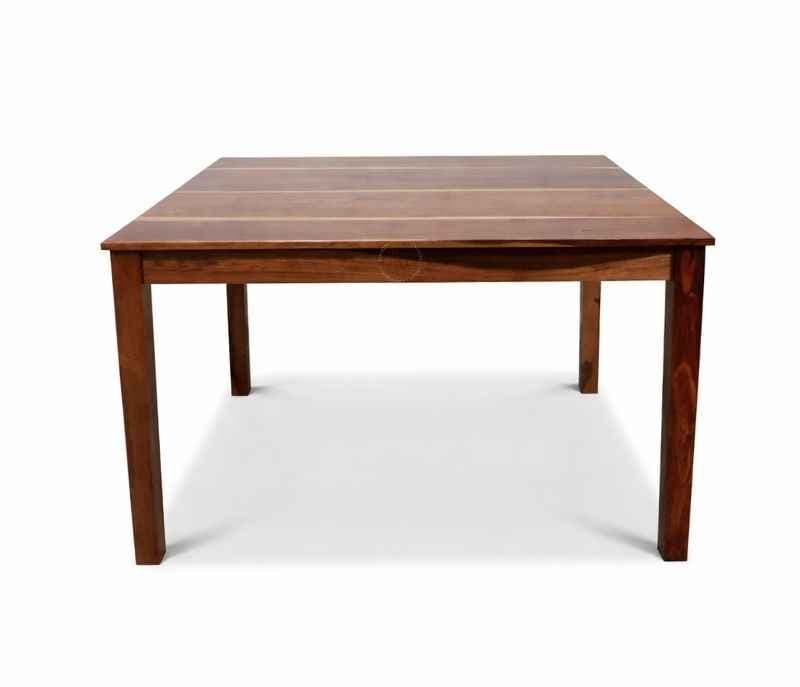 Image 7 for Zana 4 Seater Solid Sheesham Wood Dining Set with Premium Fabric Upholstery (EC)