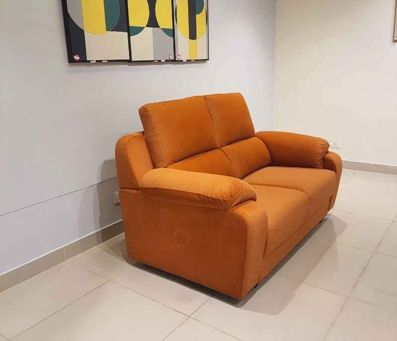Image 9 for Old Bmw Sofa 3+2 Seater Velvet Suede Fabric (BTM)