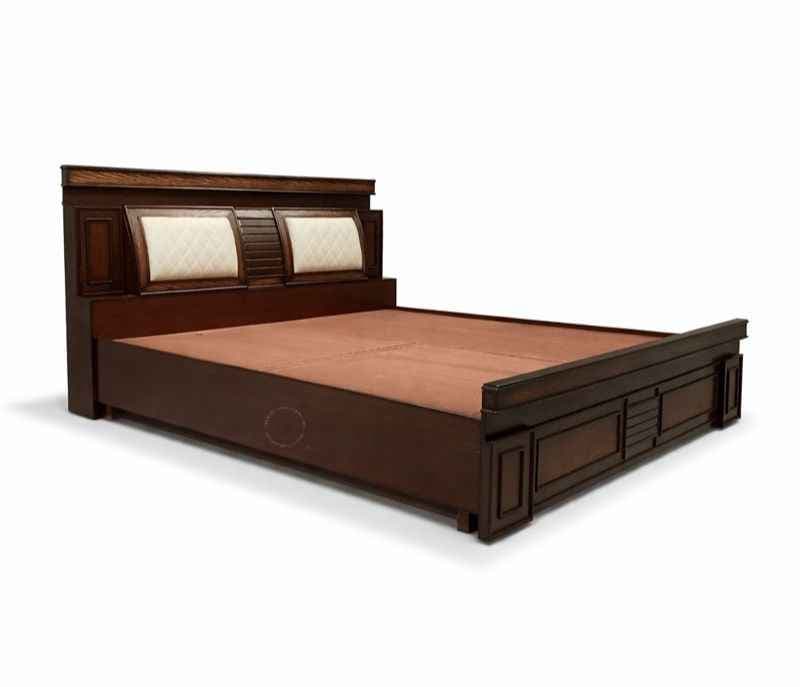 Image 6 for Bulb Wooden King Sized Bed with Storage
