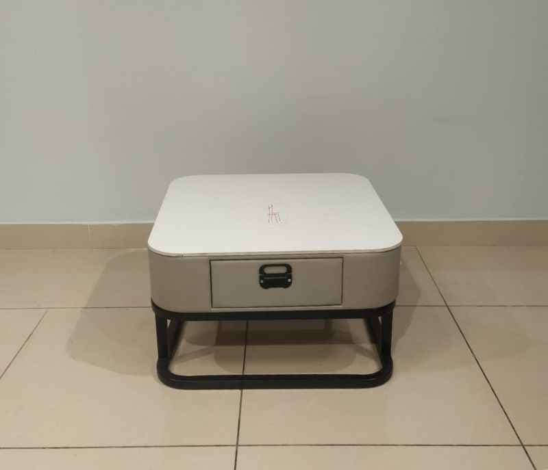 Image 3 for Instaa - 40856-C10-301 Powder Coted Metal Base & Glass With Centerdmarbal Marble Top (BSK)