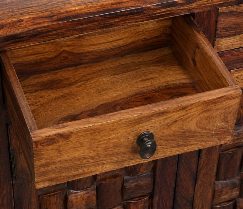 Image 8 for 3 Door Nivaar Side Board Solid Sheesham Wood (SCV_PKU)(BTM)