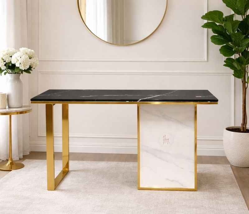 Console Table -S-1000 Metal PVD With Marble Top (WF)(EC OTD)