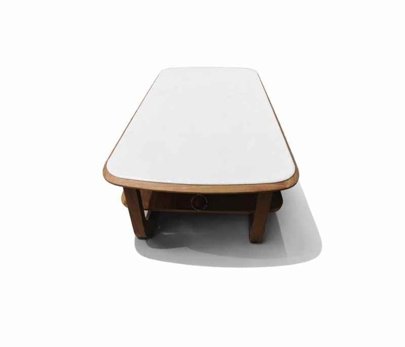 Image 4 for 2370 Center Table Marble Top And Wooden Combination (HYD)