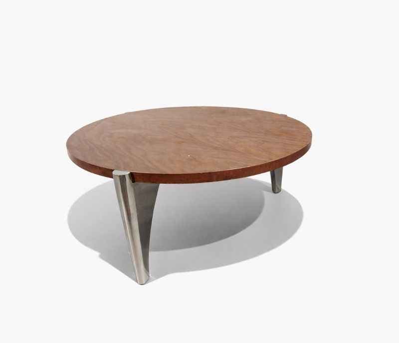 Image 3 for A77 Black Wooden Top Metal Base (HYD)